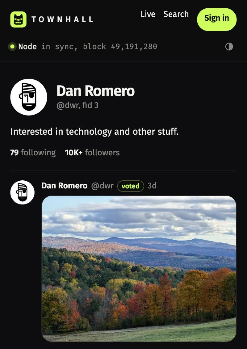 townhall 中 Dan Romero 的主页
